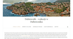 Desktop Screenshot of naszdubrownik.com